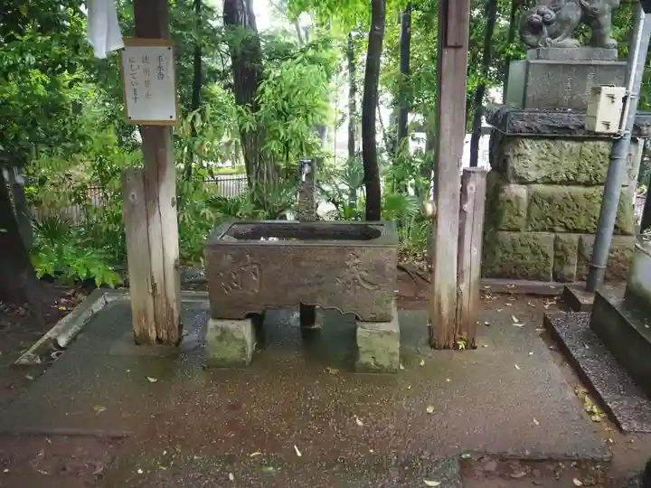 氷川神社の手水舎