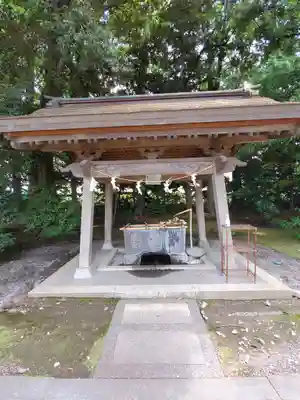 朝日森天満宮の手水舎