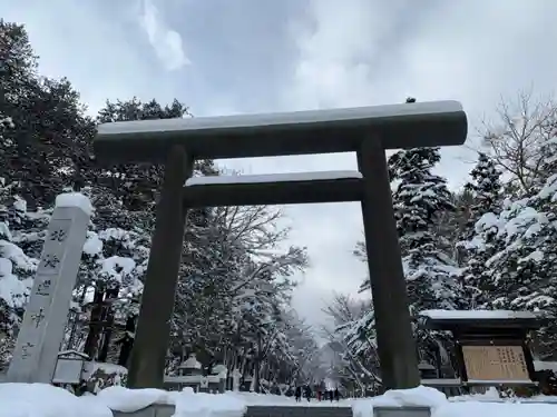 北海道神宮の鳥居