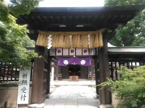 久留米宗社　日吉神社の山門・神門