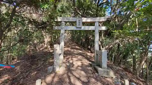 御嶽神社（宗像大社中津宮境外社）の鳥居