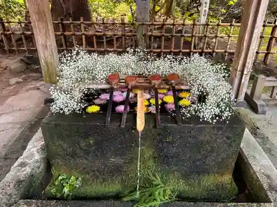 伊佐須美神社の手水舎