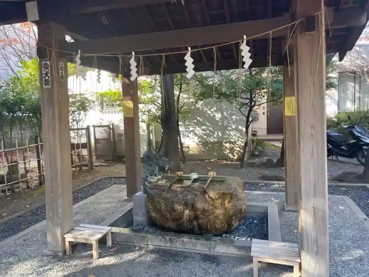 亀戸 香取神社の手水舎