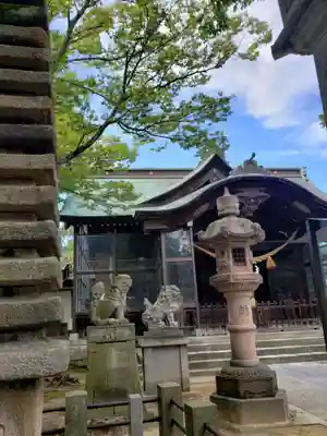 向本折白山神社の本殿・本堂