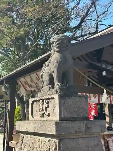 玉村八幡宮の狛犬