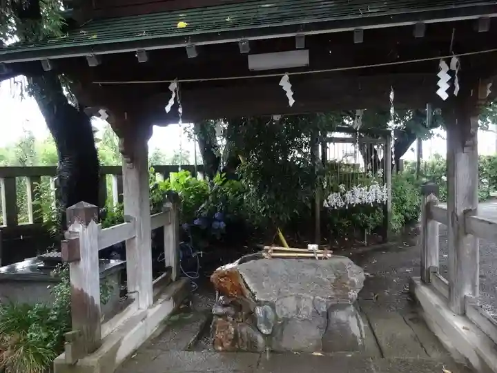 菅谷神社の手水舎