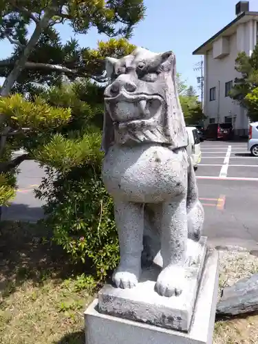 比佐豆知神社の狛犬