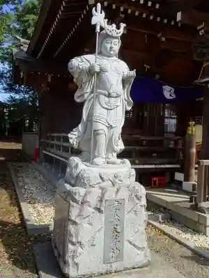 野川神明社の狛犬