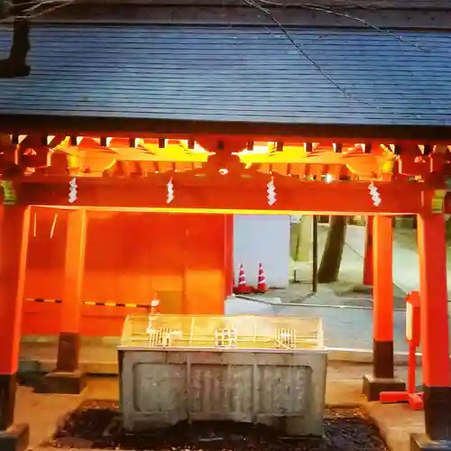 花園神社の手水