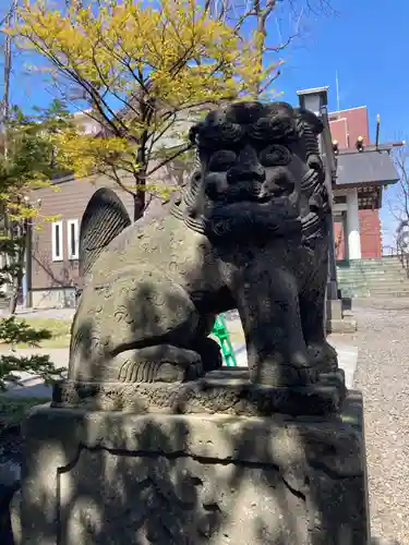 手稲神社の狛犬