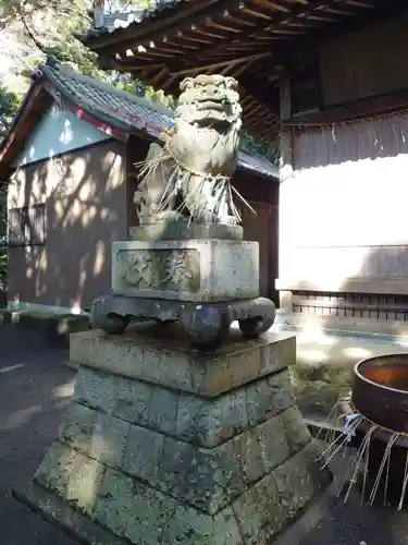 青山八幡宮の狛犬