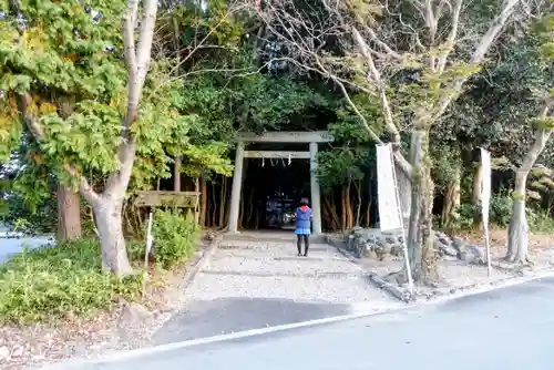 忍山神社の鳥居