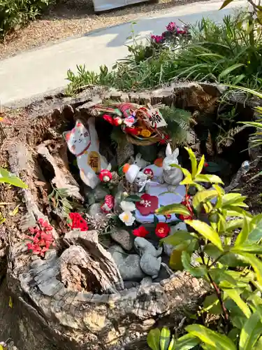 三輪神社の庭園