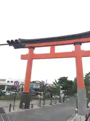 鶴嶺八幡宮の鳥居