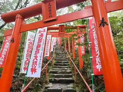 天開稲荷社の鳥居