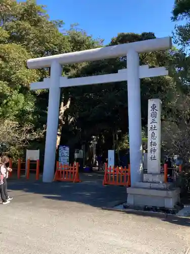 息栖神社の鳥居