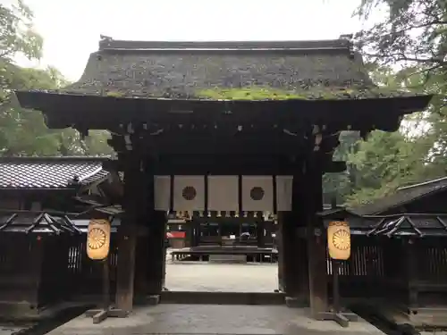 河合神社（鴨川合坐小社宅神社）の山門・神門