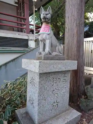 王子稲荷神社の狛犬