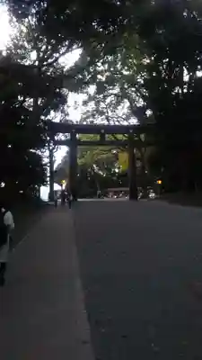 明治神宮の鳥居