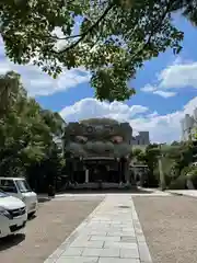 難波八阪神社の狛犬