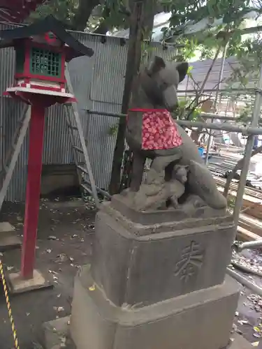 花園神社の狛犬