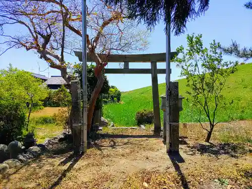 大明社の鳥居