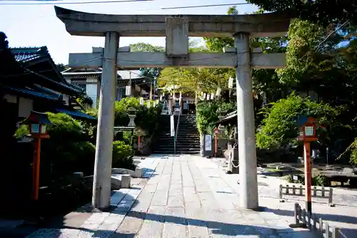 到津八幡神社の鳥居