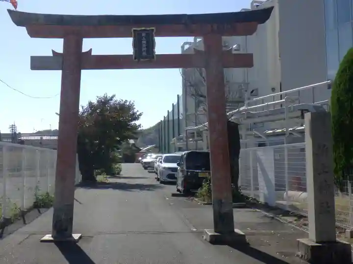 折上稲荷神社の鳥居