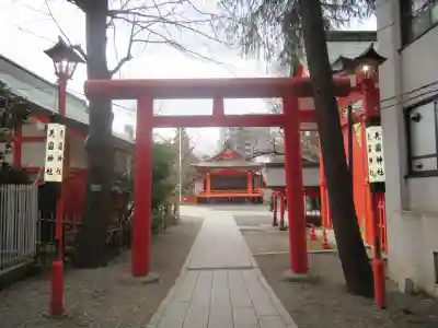 花園神社の鳥居