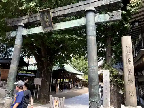 湯島天満宮の鳥居