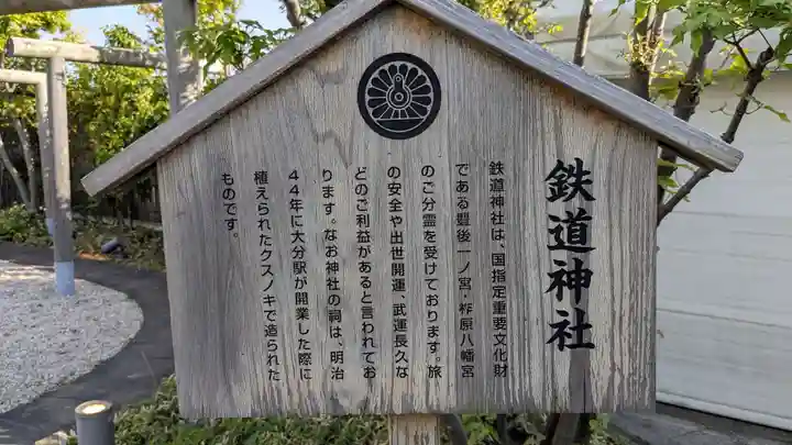 鉄道神社の歴史