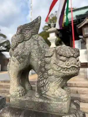 草津八幡宮の狛犬