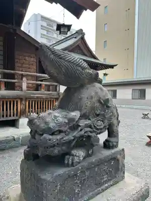 北海道神宮頓宮の狛犬
