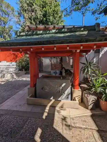 馬橋稲荷神社の手水