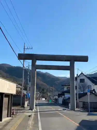 山梨縣護國神社の鳥居