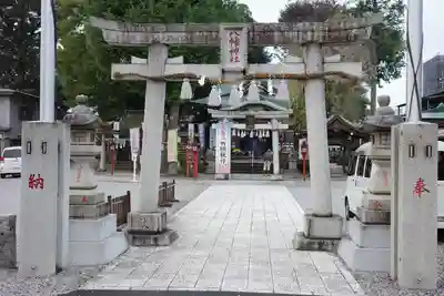 川越八幡宮の鳥居