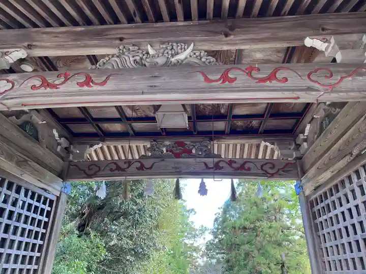 松江城山稲荷神社の山門・神門