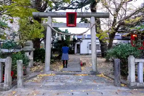 辨天神社の鳥居