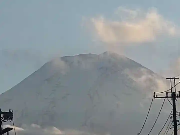 小室浅間神社の景色