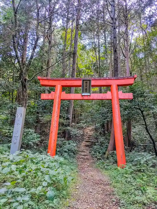 姫之宮奥宮の鳥居