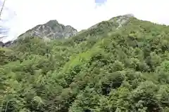 穂高神社奥宮の景色