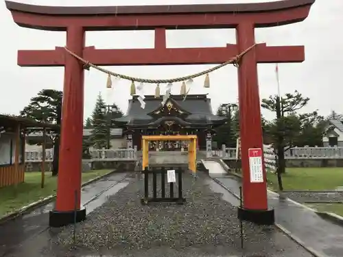 美瑛神社の鳥居