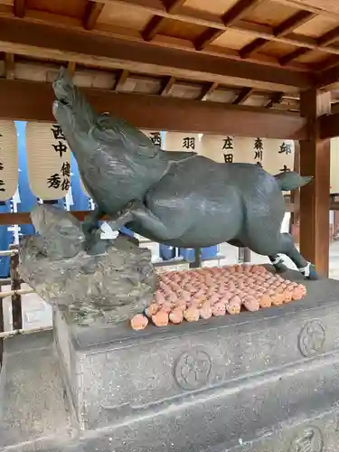 摩利支天堂 禅居庵の狛犬