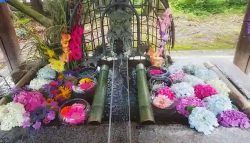 若宮神明社の手水舎