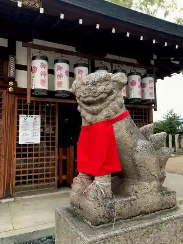 布忍神社の狛犬