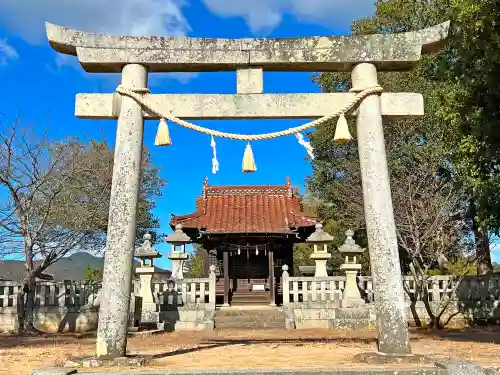 清末八幡宮の鳥居