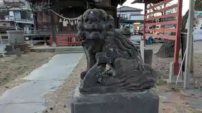 青梅神社の狛犬