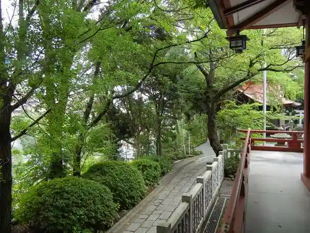 多摩川浅間神社の庭園