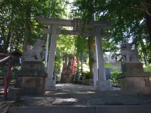 弥生神社の鳥居