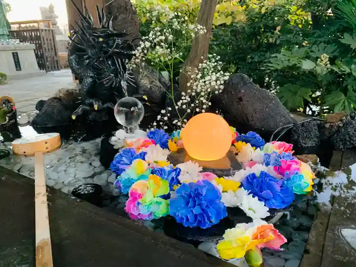 法輪寺の手水舎